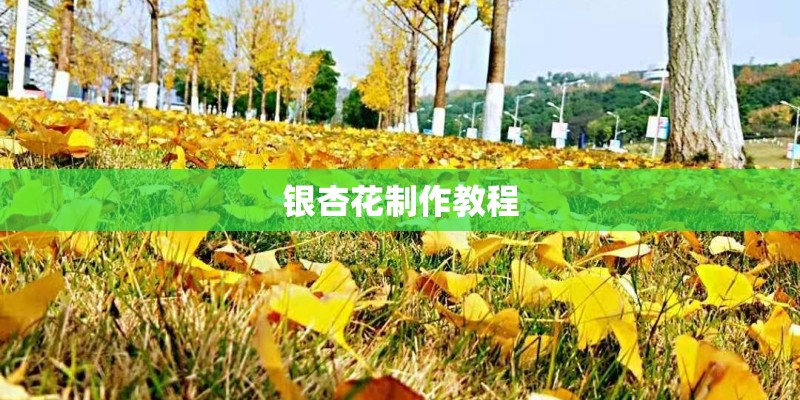 银杏花制作教程