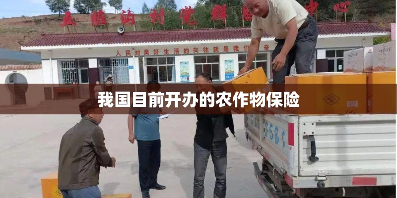 我国目前开办的农作物保险