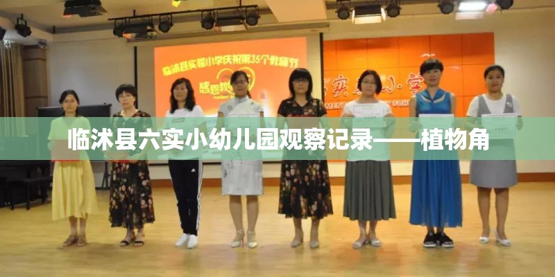 临沭县六实小幼儿园观察记录——植物角