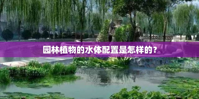 园林植物的水体配置是怎样的？